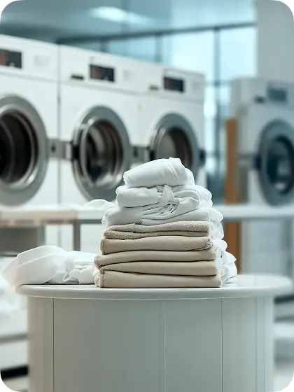 Khăn tắm tại cửa hàng Nhượng quyền giặt sấy Áo Mây