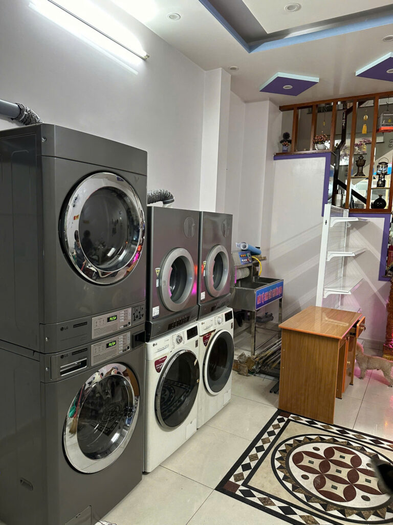 Mô hình giặt sấy nhỏ tại nhà