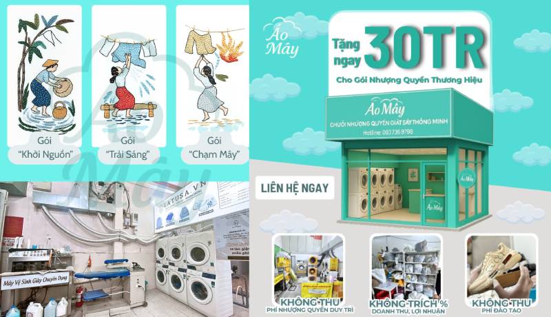 Quy mô và vị trí cửa hàng chiếm phần lớn chi phí mở tiệm giặt ủi