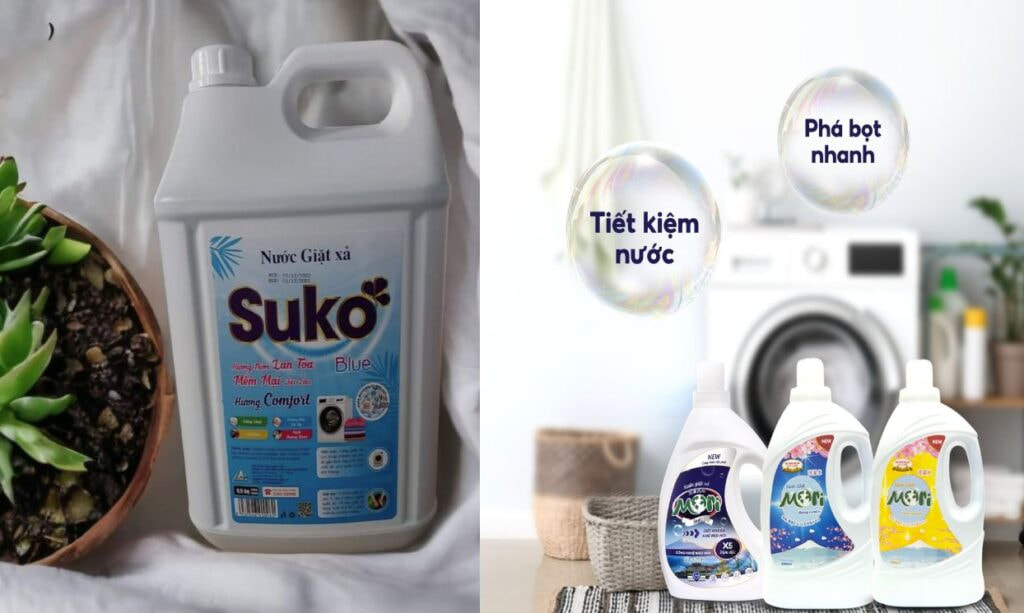 Nước giặt xả cho tiệm giặt ủi được nhiều cửa hàng lựa chọn