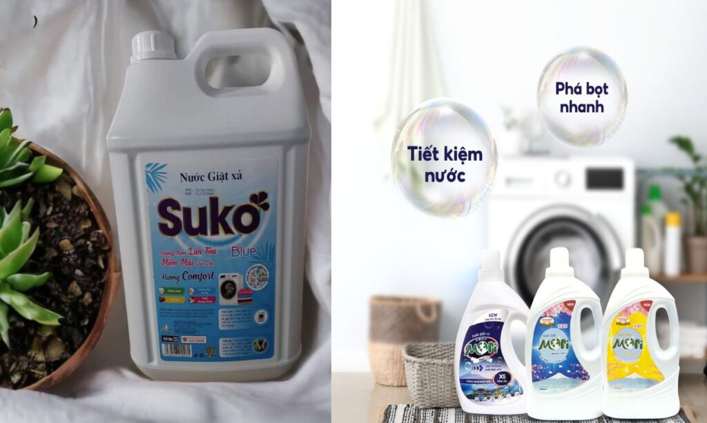 Nước giặt xả cho tiệm giặt ủi được nhiều cửa hàng lựa chọn