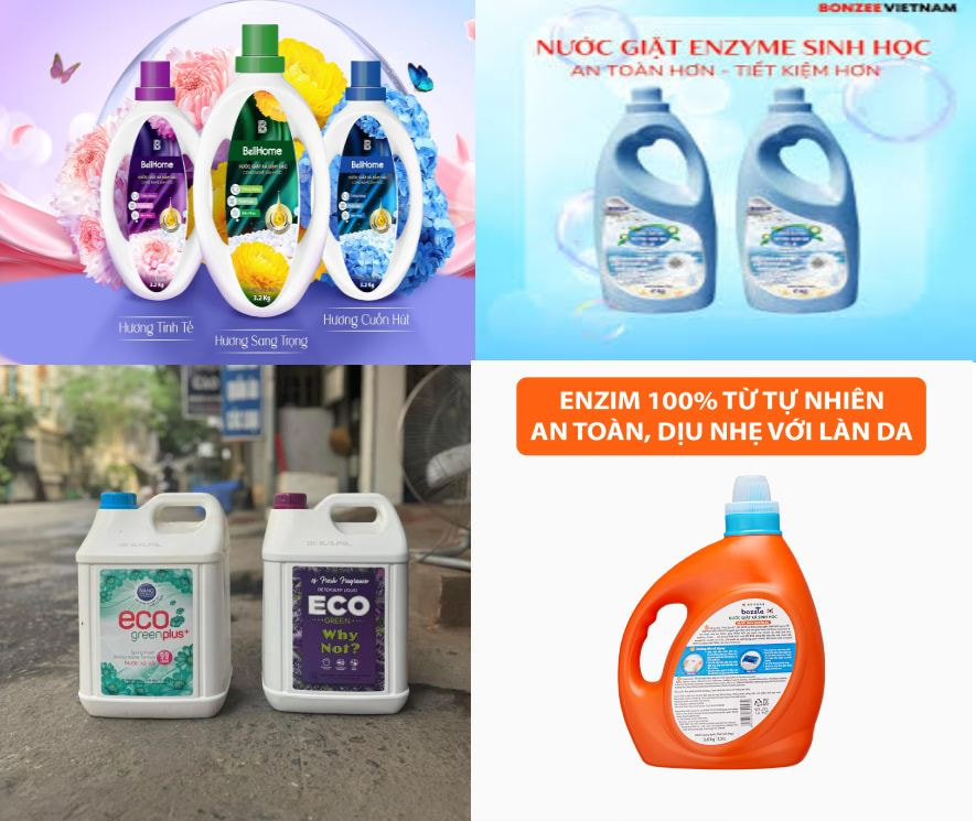 Các loại nước giặt xả sinh học vừa sạch vừa thân thiện môi trường