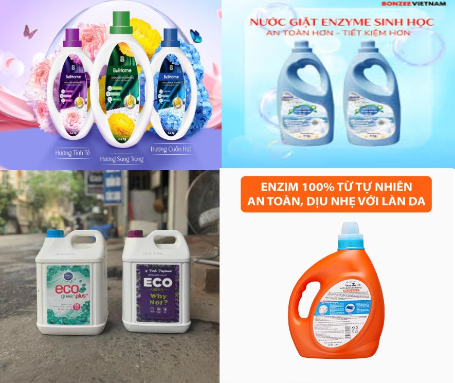 Các loại nước giặt xả sinh học vừa sạch vừa thân thiện môi trường