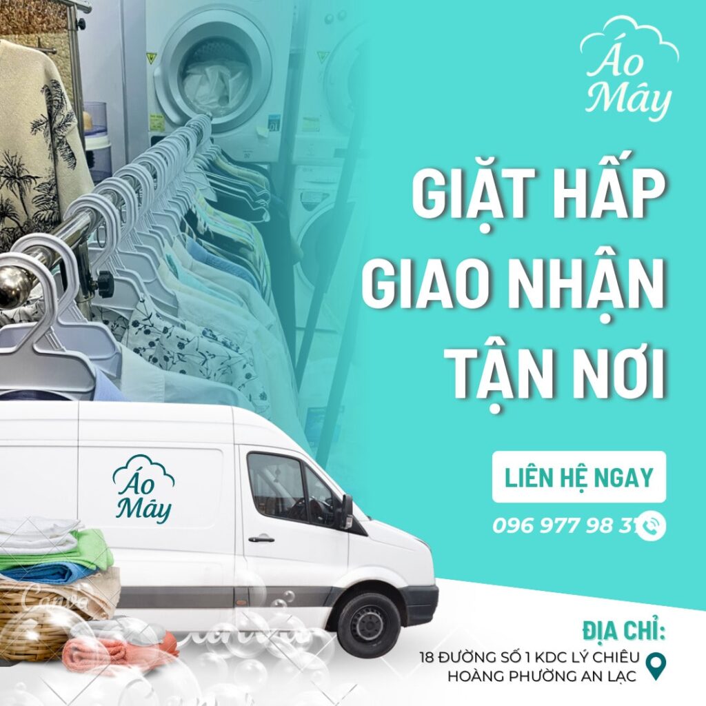 Cửa hàng giặt sấy kết hợp dịch vụ giao tận nơi phạm vi phục vụ rộng