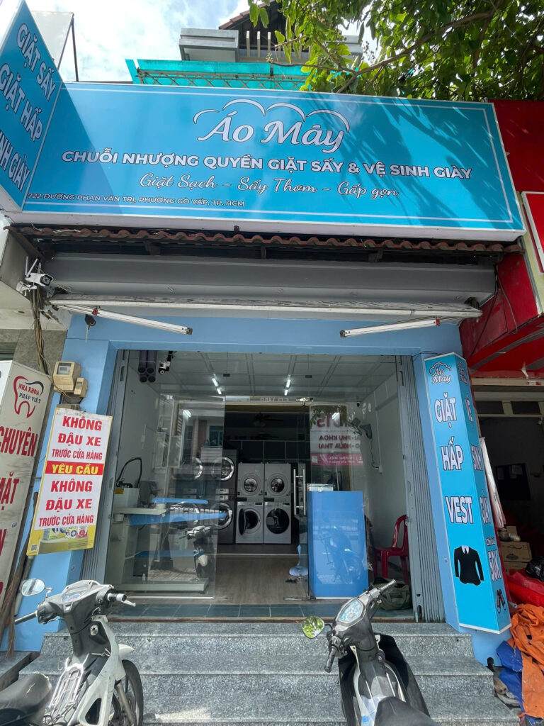 Nhượng quyền giặt sấy Áo Mây là mô hình kinh doanh tối ưu đang được nhiều người quan tâm