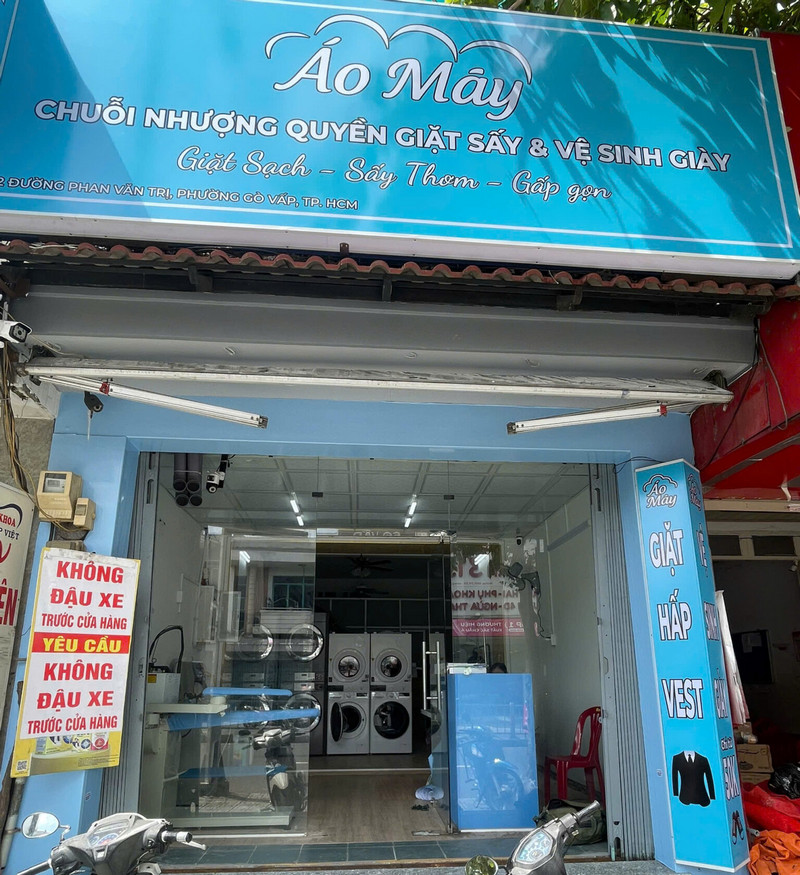 Dự án thực tế do Nhượng quyền giặt sấy Áo Mây triển khai