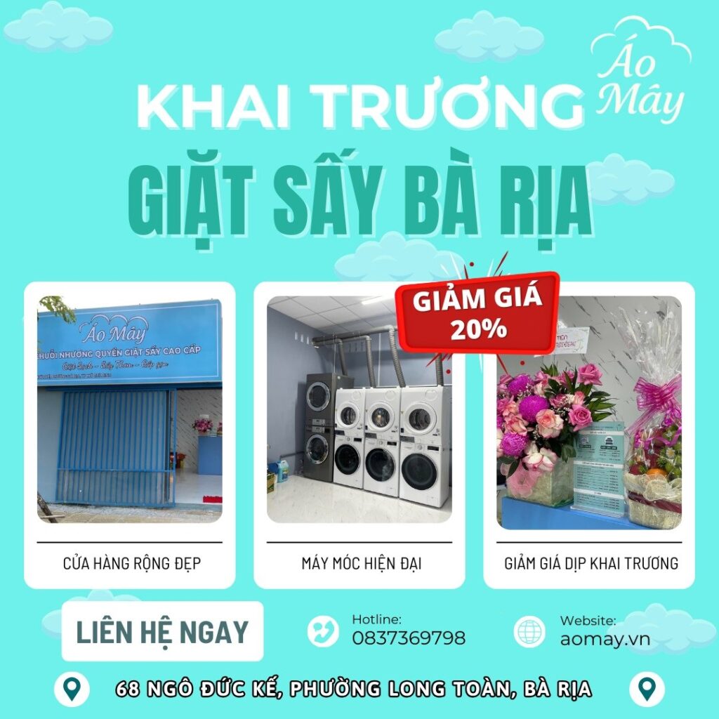 Nhượng quyền giặt sấy Áo Mây được nhiều khách hàng tin chọn
