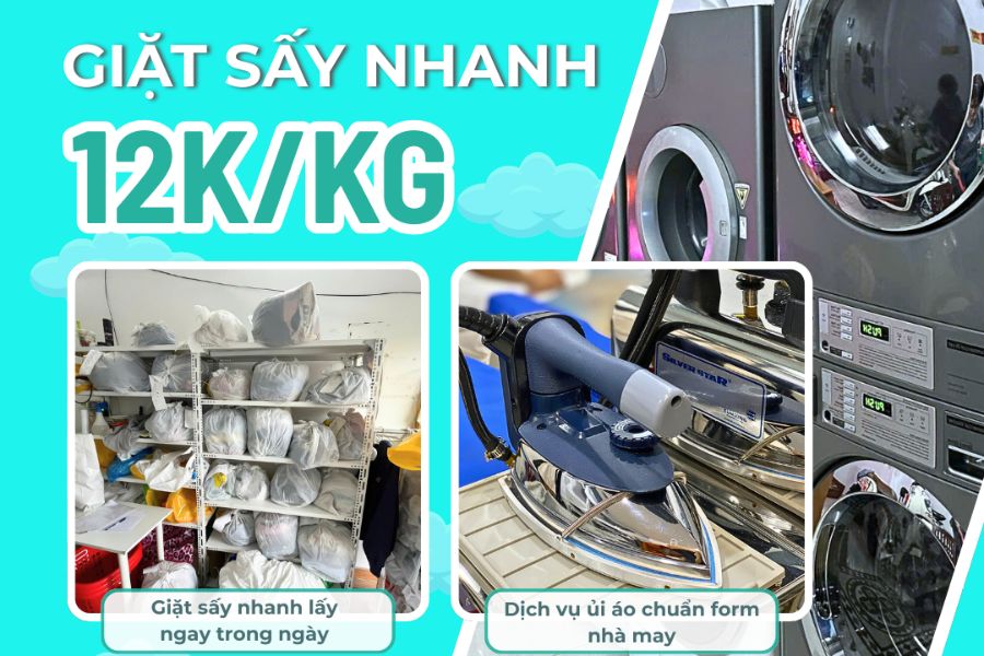 Cập nhật thông tin giá cả và giặt sấy nhanh giúp đem lại lợi ích tốt cho khách hàng